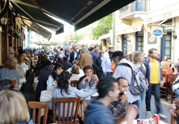 restaurants along 'kebab street'